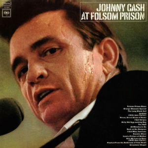 обложка "Johnny Cash at Folsom Prison", cover "Johnny Cash at Folsom Prison"
